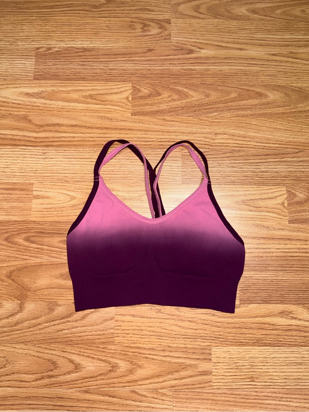 Women's Ombre pink/Purple Sports Bra